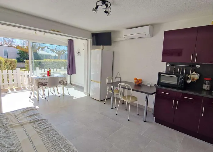公寓 Climatise 4 Pers, Proche Avec Terrasse Et Parking Prive - Fr-1-387-90 *