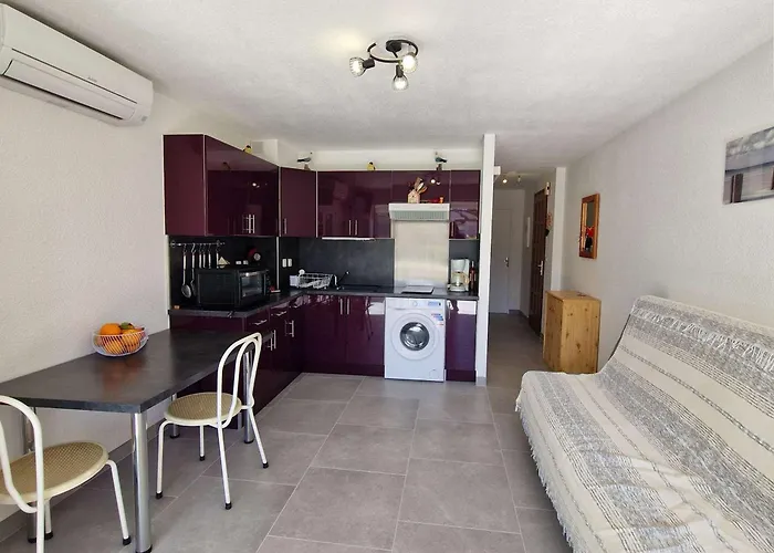 Climatise 4 Pers, Proche Avec Terrasse Et Parking Prive - Fr-1-387-90 公寓